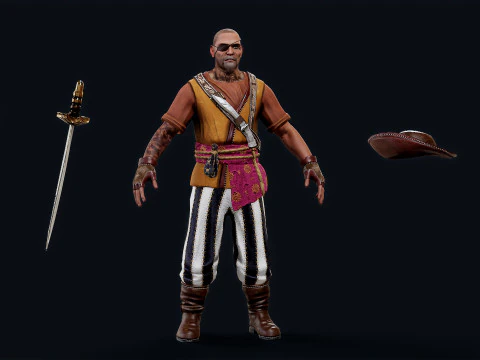 PIRATE 9R 3D Model