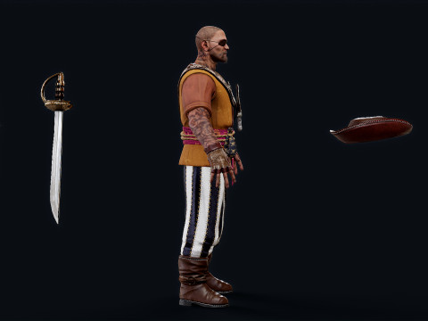 PIRATE 9R Modelo 3D