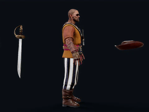PIRATE 9R 3D Model