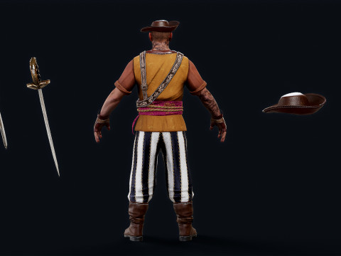 PIRATE 9R Modelo 3D