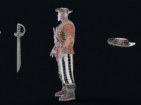 PIRATE 9R Modelo 3D