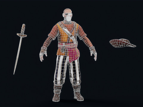PIRATE 9R Modelo 3D