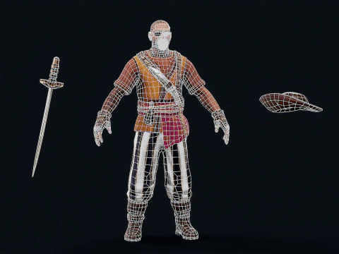 PIRATE 9R 3D Model