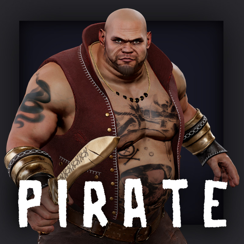 PIRATE R10R 3D-Modell .c4d .max .obj .3ds .fbx .stl .blend 