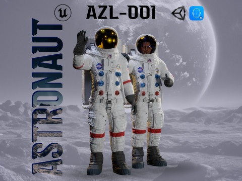 ASTRONAUT AZL001 3D Model