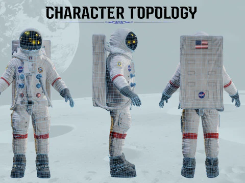 ASTRONAUT AZL001 3D Model