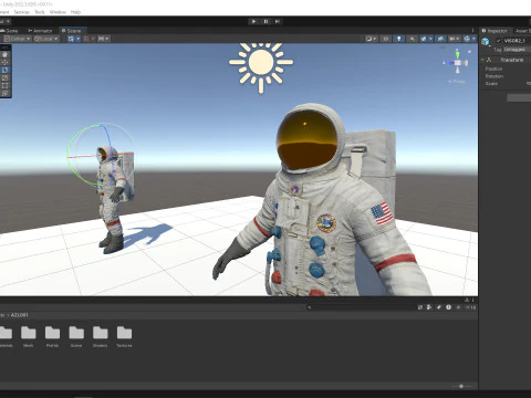 ASTRONAUT AZL001 3D Model