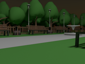 park - collection 3Dモデル