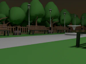park - collection 3D Model