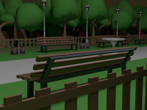 park - collection 3Dモデル