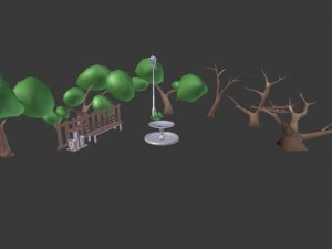 park - collection 3D Model