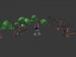 park - collection 3Dモデル