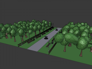 park - collection 3Dモデル