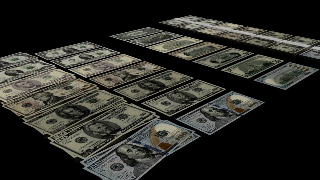 dollar Modello 3D .c4d .max .obj .3ds .fbx .stl .blend