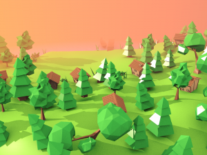 village Modello 3D