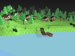 village Modello 3D