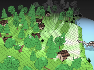 village Modello 3D
