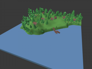 village Modello 3D