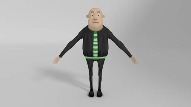 character 3D Model .c4d .max .obj .3ds .fbx .stl .blend 