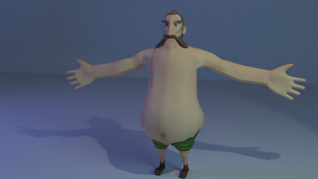 character 3D Model .c4d .max .obj .3ds .fbx .stl .blend 