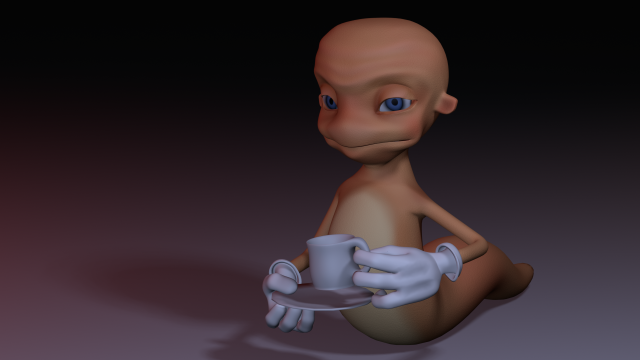 Worm 3D Model .c4d .max .obj .3ds .fbx .stl .blend 