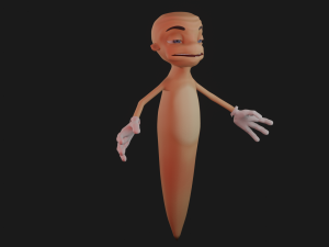 Worm 3D Model