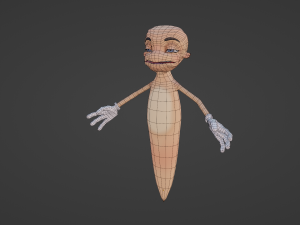 Worm 3D Model