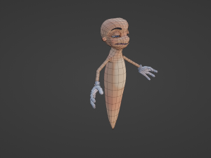Worm 3D Model
