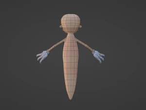 Worm 3D Model