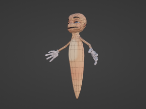 Worm 3D Model