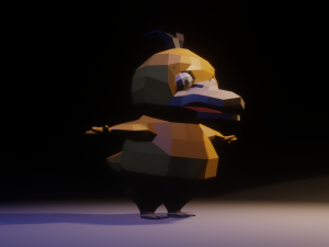 PSYDUCK 3D 모델