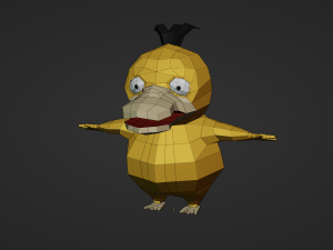 PSYDUCK 3D 모델