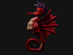 SeaHorse 3D 模型