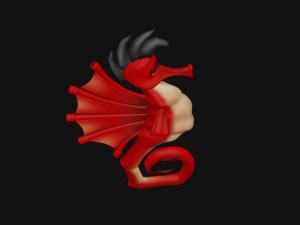 SeaHorse 3D 模型