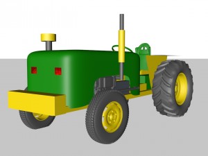 md335trctor Model 3D