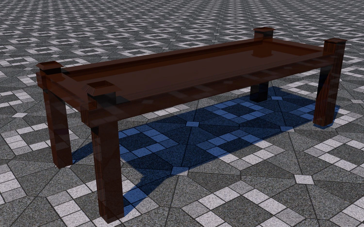 oldtimebed 3D Model .c4d .max .obj .3ds .fbx .stl .blend 