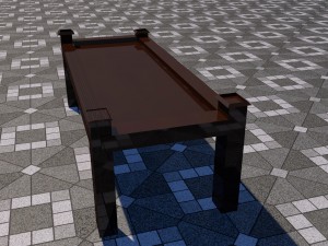 oldtimebed Model 3D