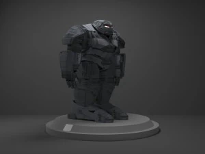 hulkbuster Modello 3D