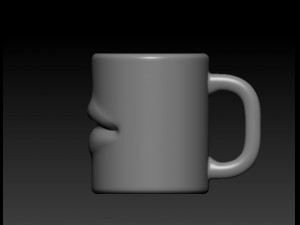 mug lips 3Dプリントモデル