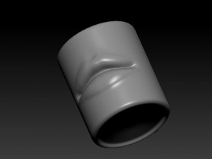 mug lips 3Dプリントモデル