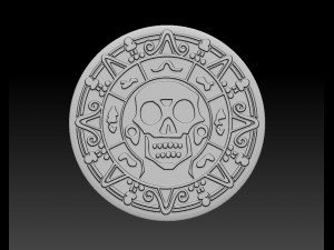 pirates of the caribbean medallion 3D Принт Модель