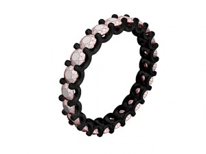 wedding ring 3d print model Model Cetak 3D