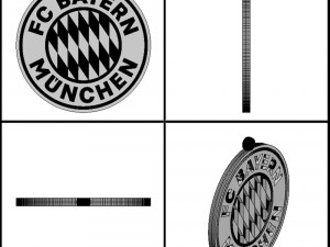 pendant bayern munchen 3d print model 3D Print Model