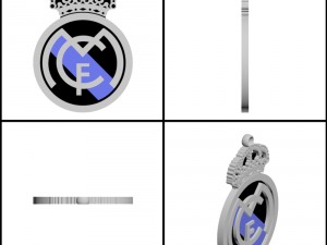 pendant real madrid 3d print model Modello di stampa 3D