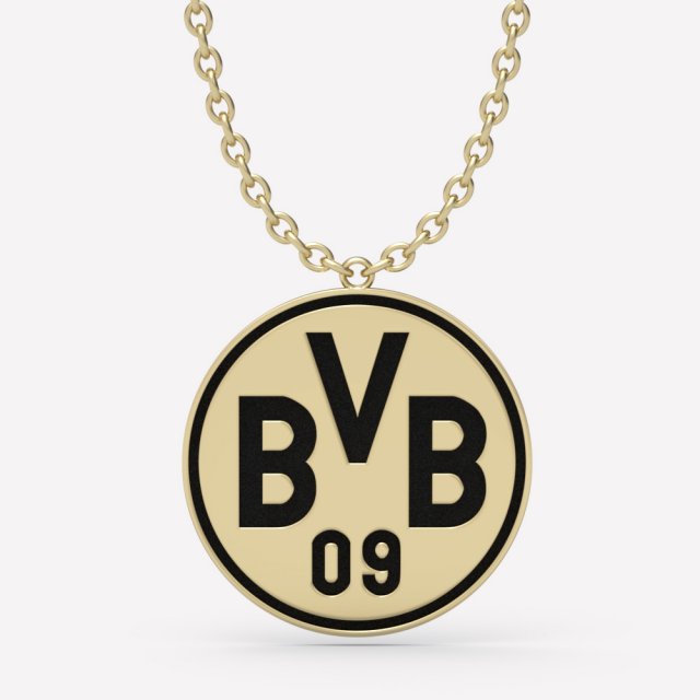 pendant borussia dortmund 3d print model 3D Print Model .c4d .max .obj .3ds .fbx .stl .blend 