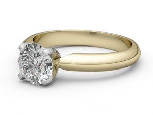 set from eight solitaire ring 3d print model 3D Принт Модель
