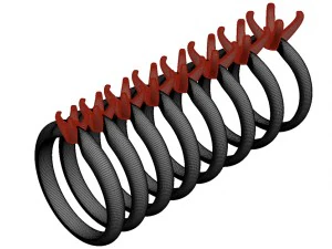 set from eight solitaire ring 3d print model 3D Print Model