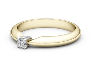 set from three solitaire ring 3d print model Modelo de Impressão 3D