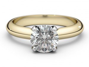 set from three solitaire ring 3d print model Modelo de Impressão 3D