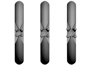 set from three solitaire ring 3d print model Modelo de Impressão 3D